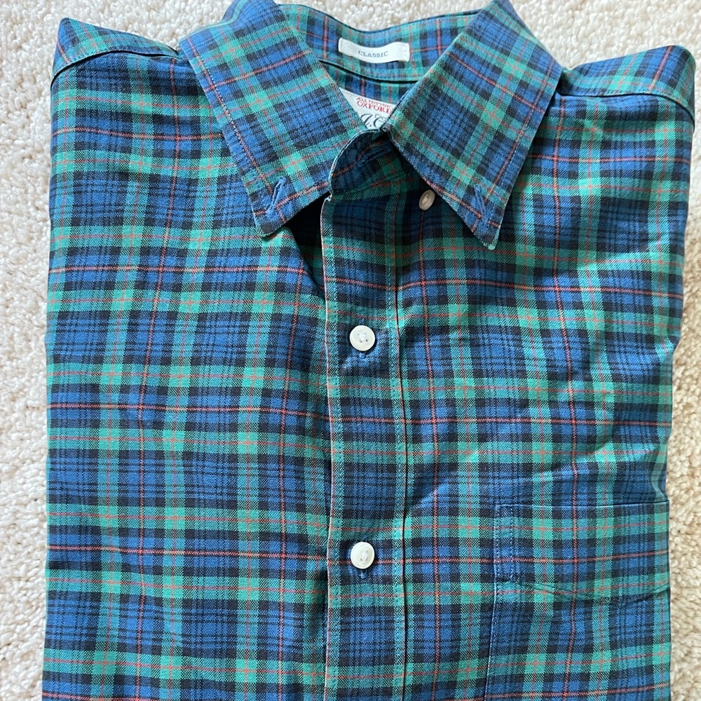 J. Crew all cotton Oxford, classic button down